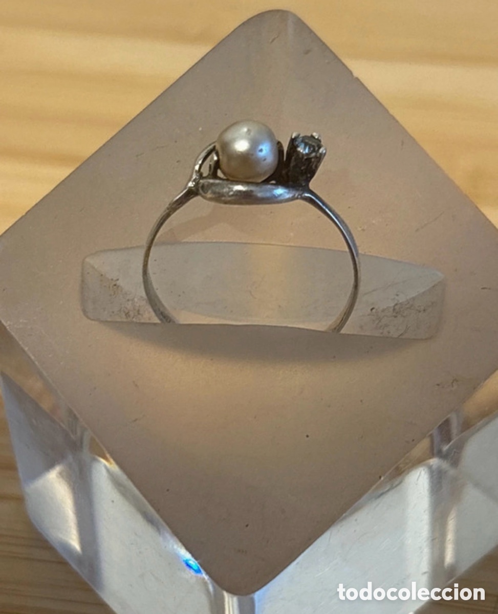 Joyeria: Anillo plata de ley con circonita (E1)