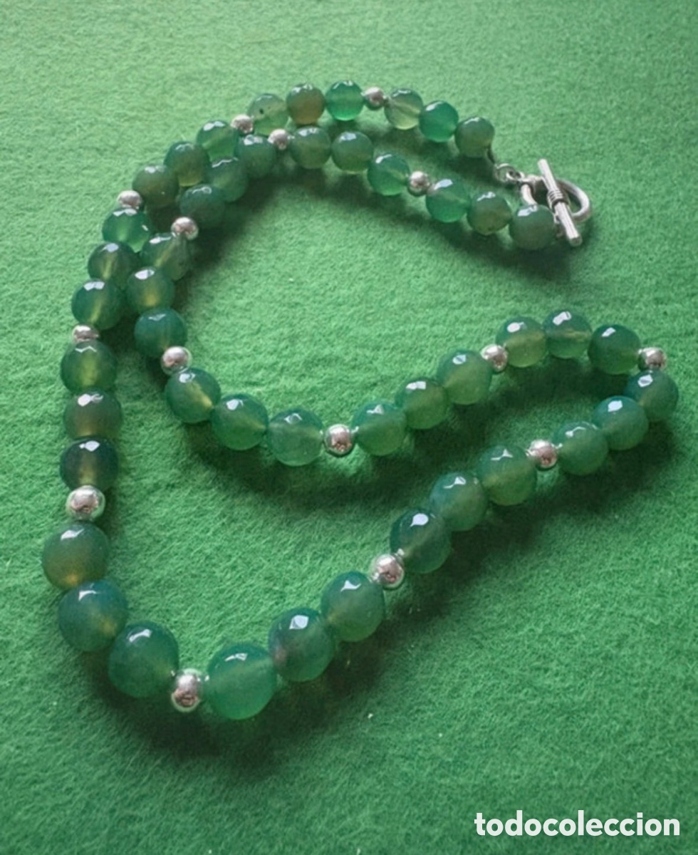 Joyeria: Collar piedras verdes aventurina (E1) - Foto 1