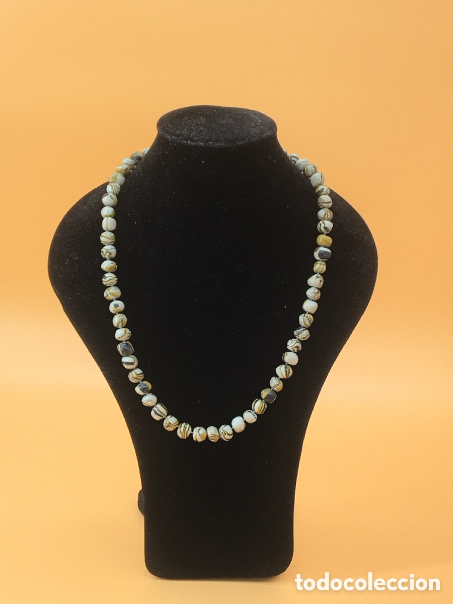 Joyeria: collar de piedra con cierre de plata 925 - Foto 1