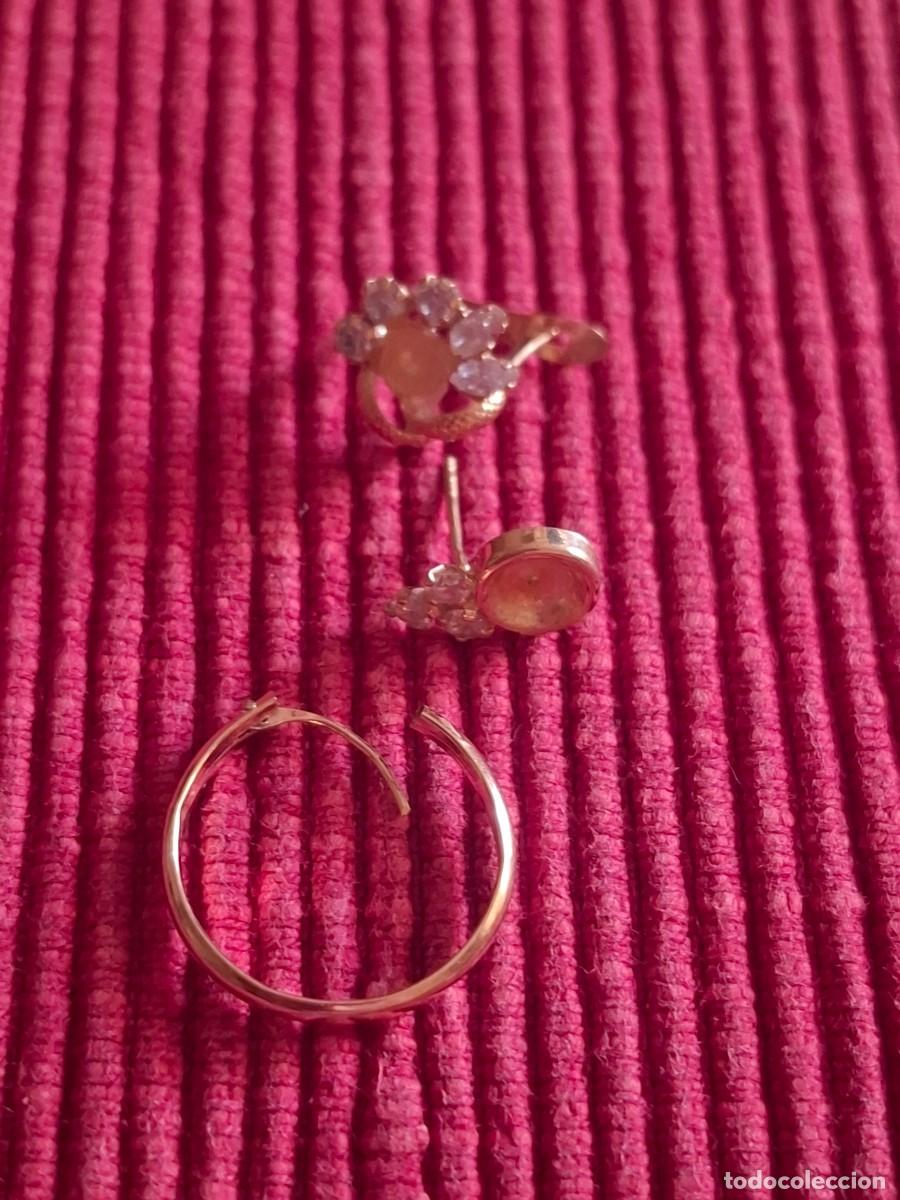 Joyeria: LOTE DE PENDIENTES SUELTOS ORO 18 QUILATES