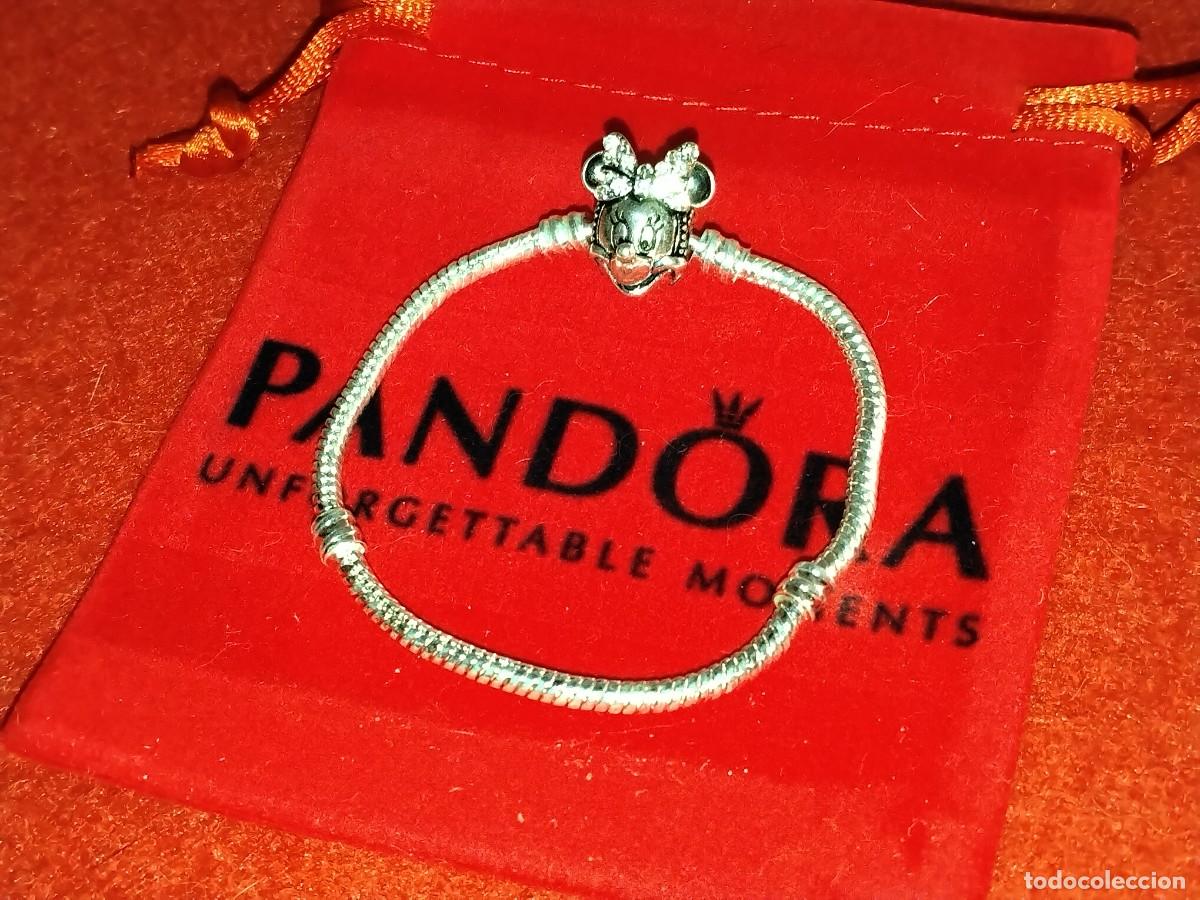 Jewelry: PULSERA PANDORA SACADA DE CAT&Aacute;LOGO DISNEY CHAPADA EN PLATA (16 cm)