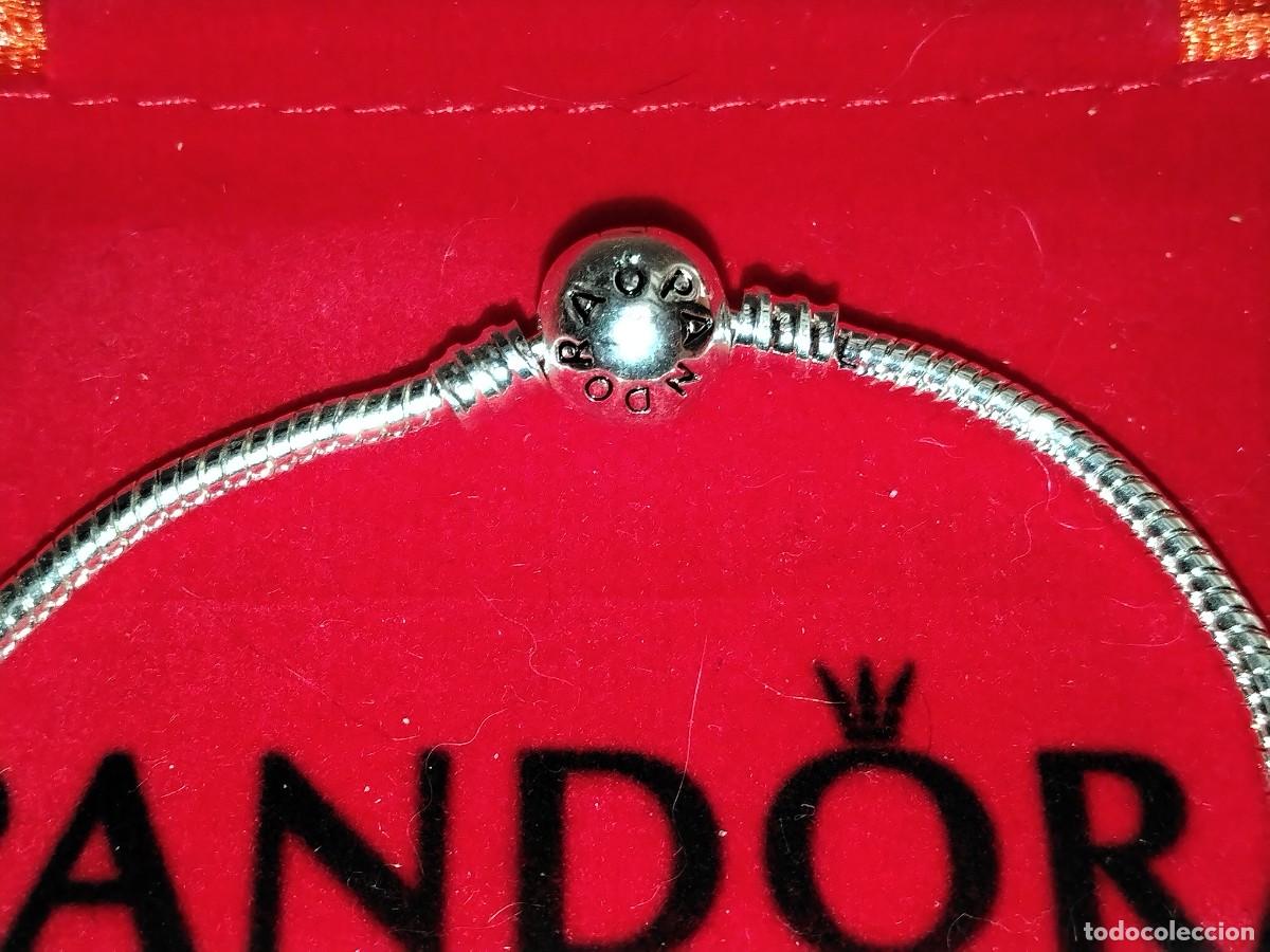 Jewelry: PULSERA PANDORA SACADA DE CAT&Aacute;LOGO, CLAS&Iacute;CA CIERRE BOLA CHAPADA EN PLATA (20 cm)