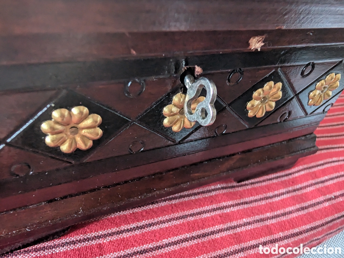 Joyeria: Joyero antiguo de madera - Foto 10
