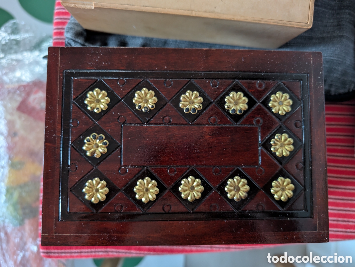 Joyeria: Joyero antiguo de madera - Foto 1