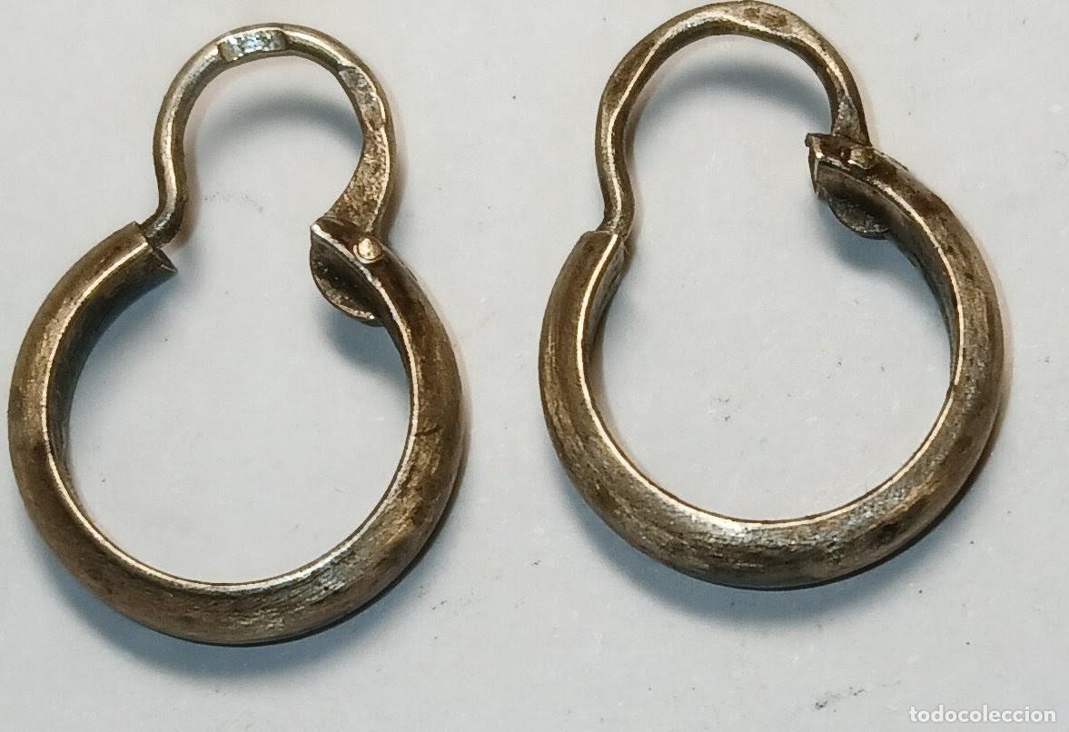 Joyeria: ANTIGUOS PENDIENTES DE PLATA, EST&Aacute;N SIN LIMPIAR, EV&Iacute;O CORREO ORDINARO 1,75 &euro;. CERTIFICADO 5,75