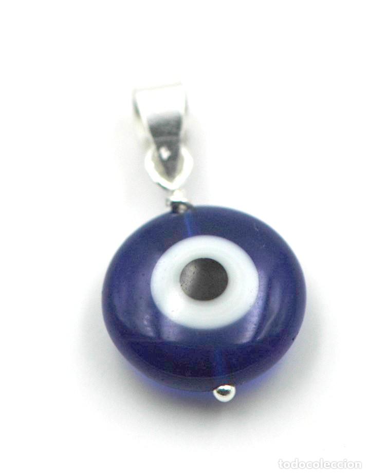 Jewelry: Colgante ojo Turco cristal y Plata Ley