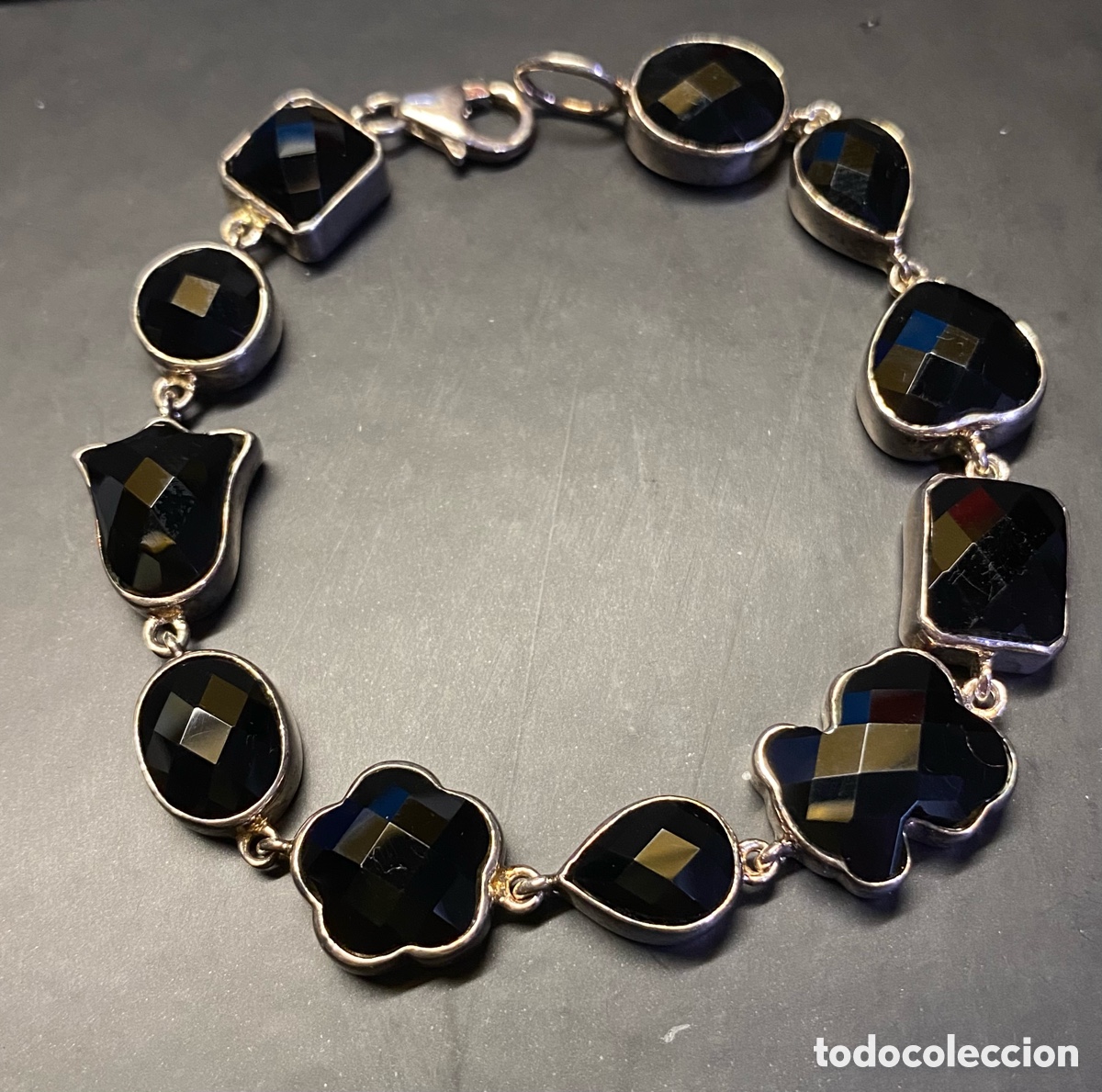 Joyeria: Pulsera Tous de plata con gemas de onix negro - Foto 1