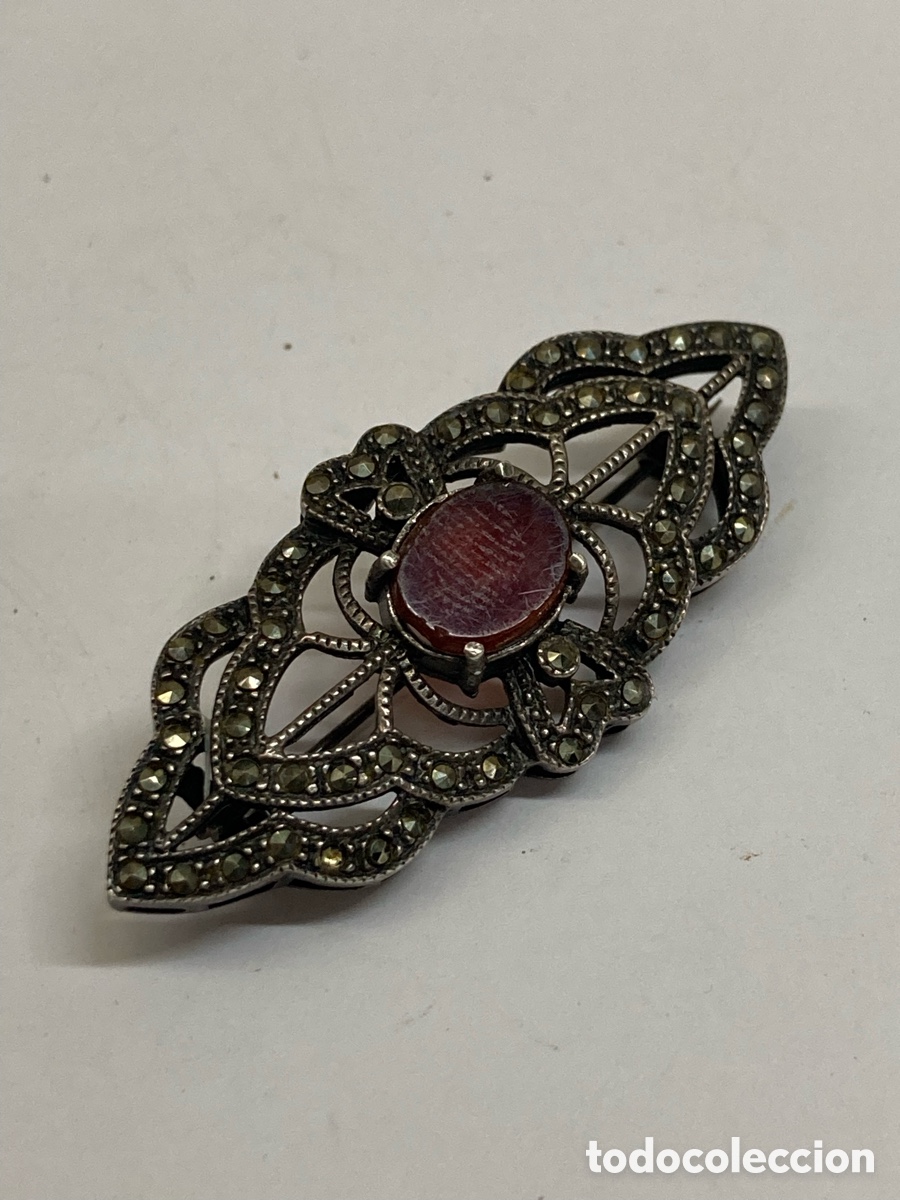Joyeria: Broche de plata antiguo B233
