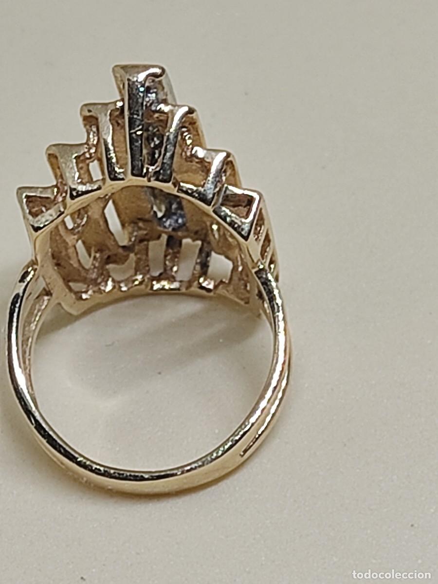 Joyeria: Gran sortija oro macizo y brillantes naturales - Foto 6