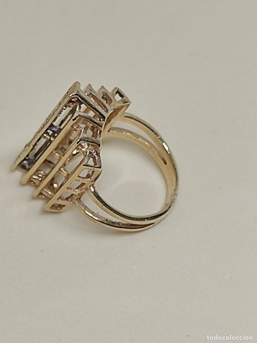 Joyeria: Gran sortija oro macizo y brillantes naturales - Foto 7