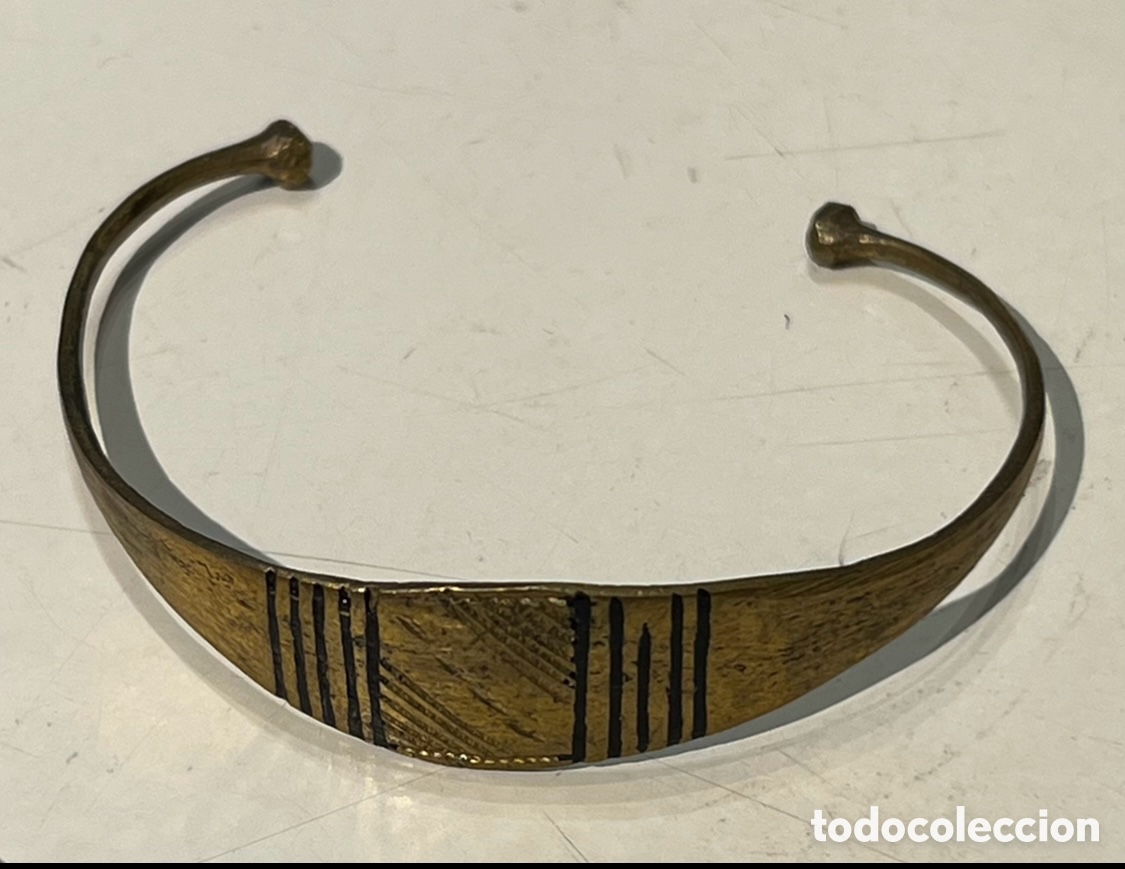 Joyeria: Pulsera TUAREG. Bronce y polvo de &eacute;bano.