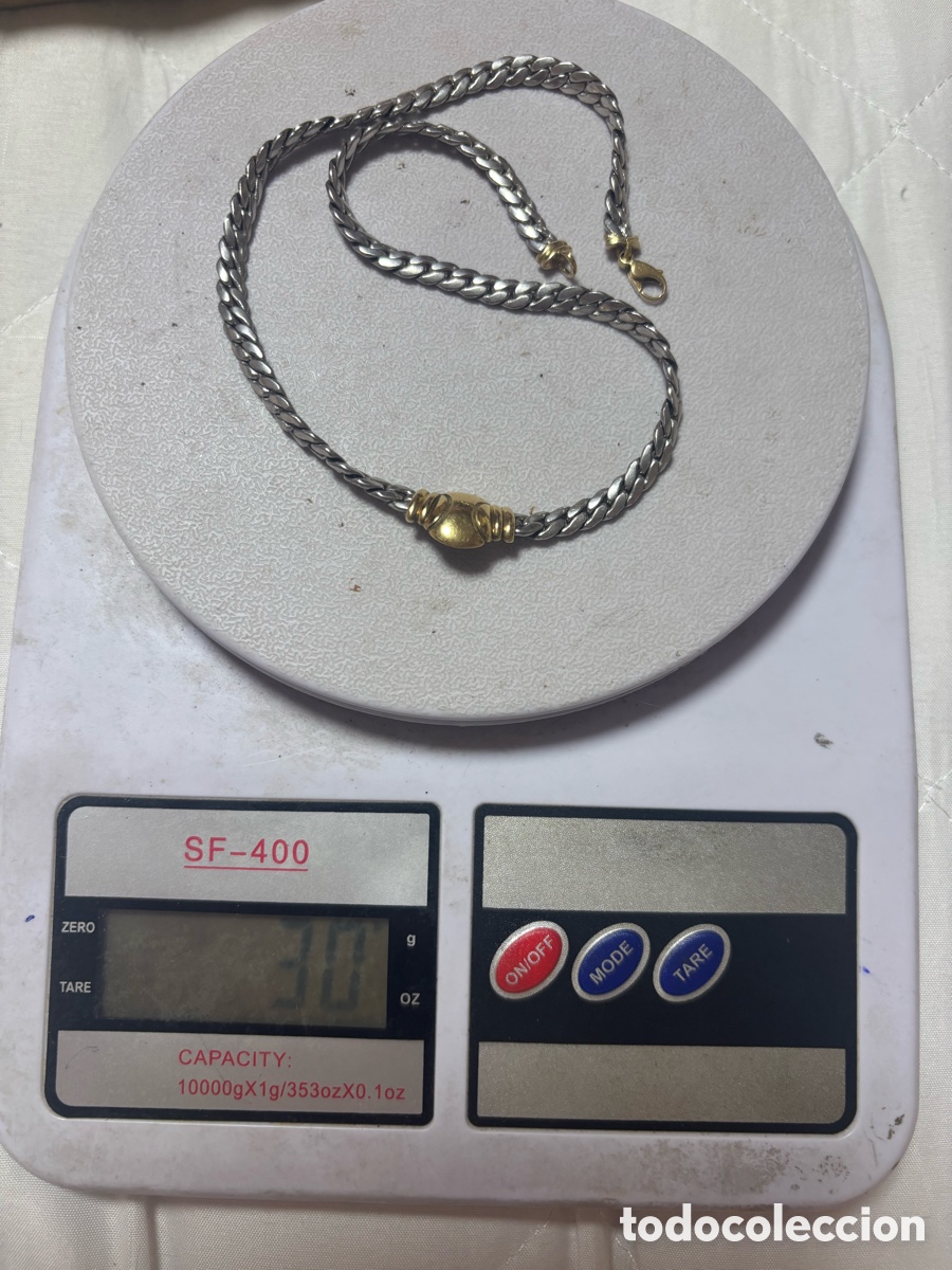 Joyeria: Gargantilla de plata y oro - Foto 2