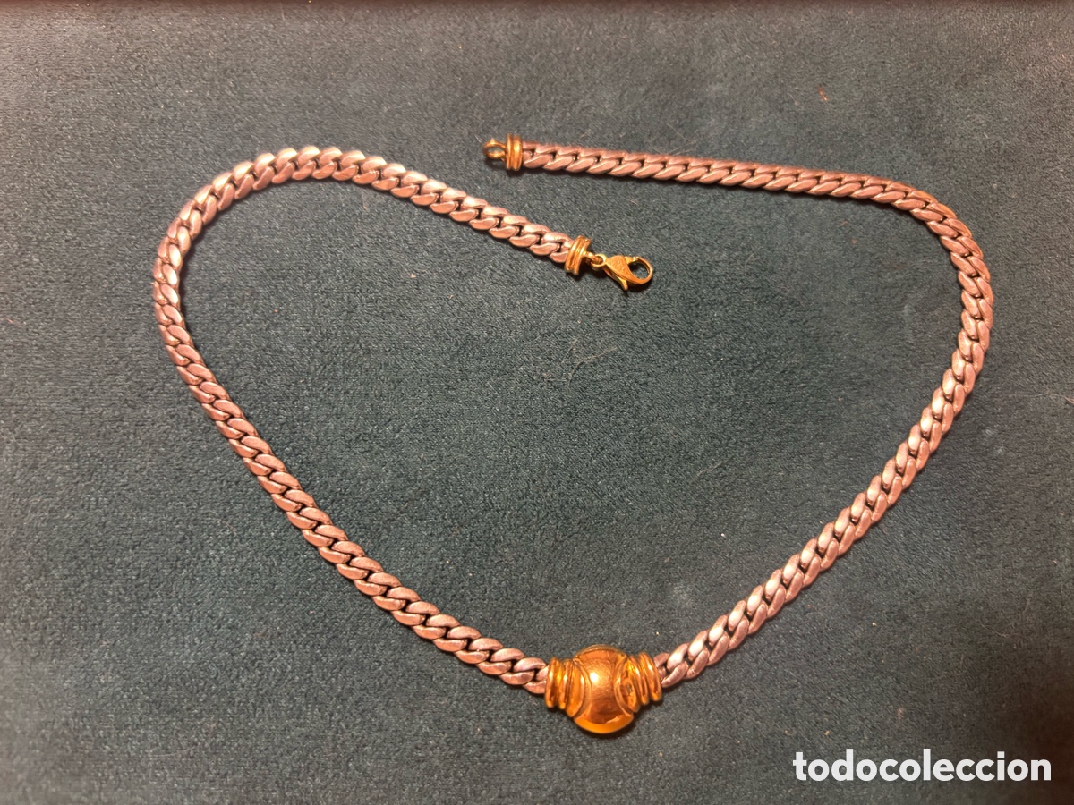 Joyeria: Gargantilla de plata y oro