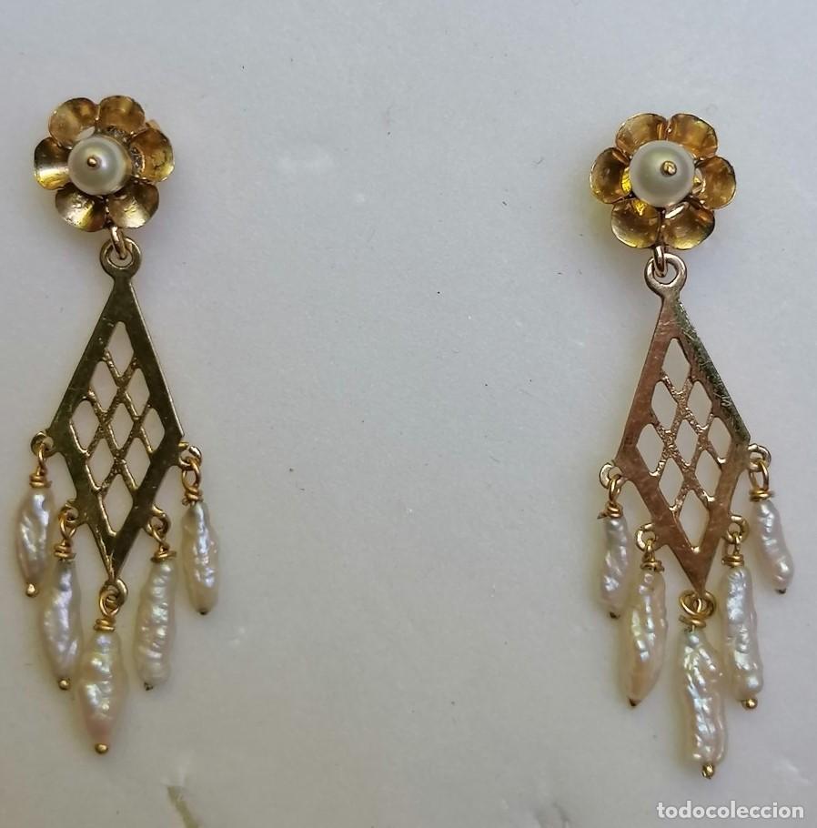 Joyeria: Pendientes oro 18K y perlas - Foto 1