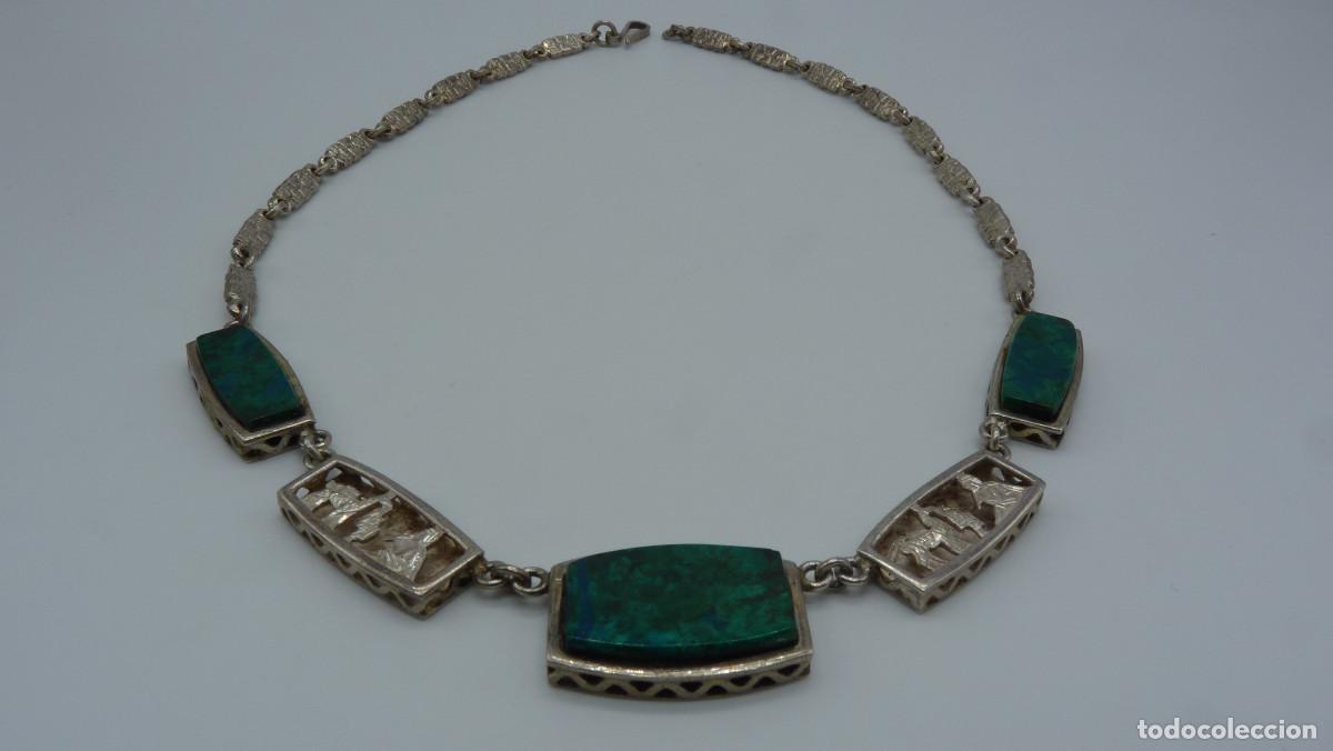 Joyeria: COLLAR MOTIVOS INCAS EN PLATA DE 925MM. - Foto 2