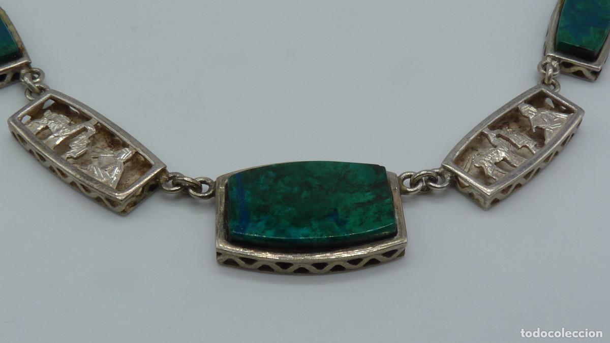 Joyeria: COLLAR MOTIVOS INCAS EN PLATA DE 925MM. - Foto 4