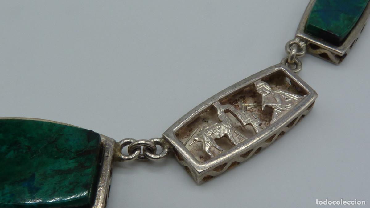 Joyeria: COLLAR MOTIVOS INCAS EN PLATA DE 925MM. - Foto 5