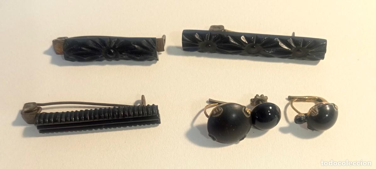 Joyeria: LOTE BROCHES PENDIENTES BAQUELITA - Foto 2
