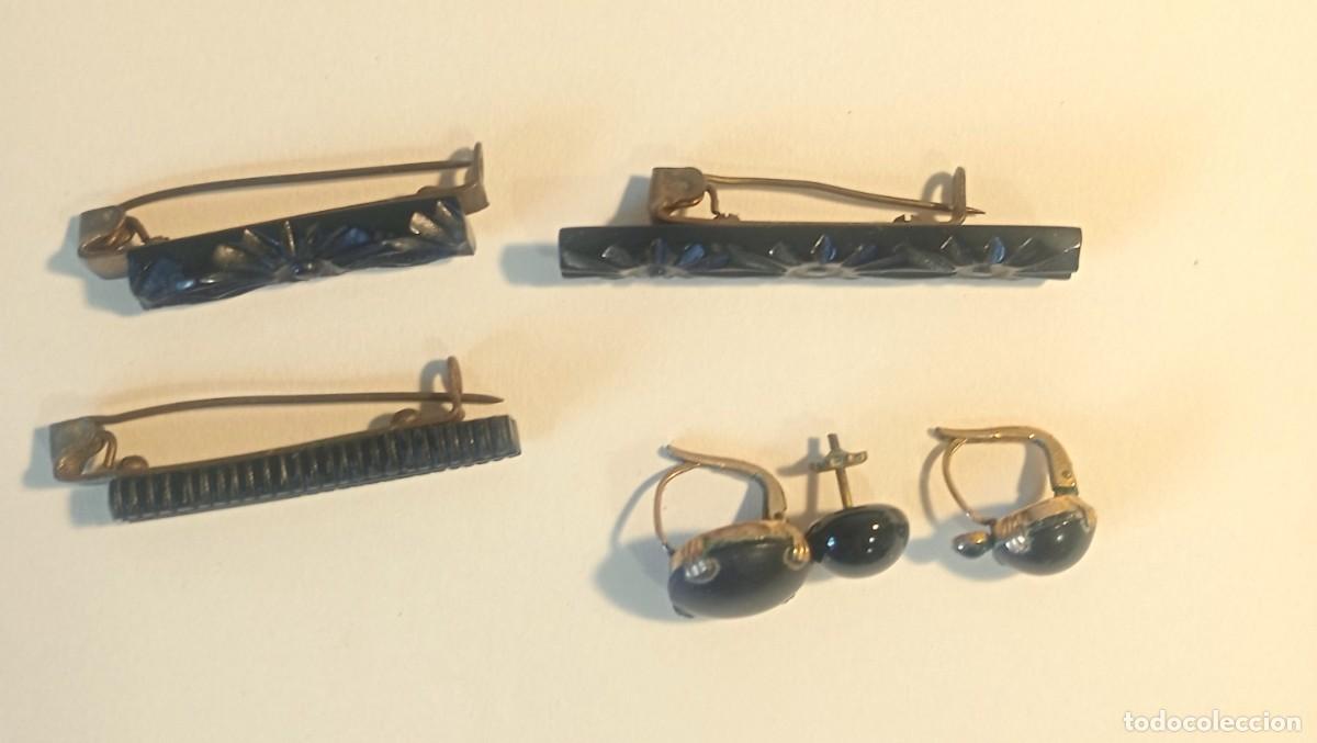 Joyeria: LOTE BROCHES PENDIENTES BAQUELITA - Foto 3