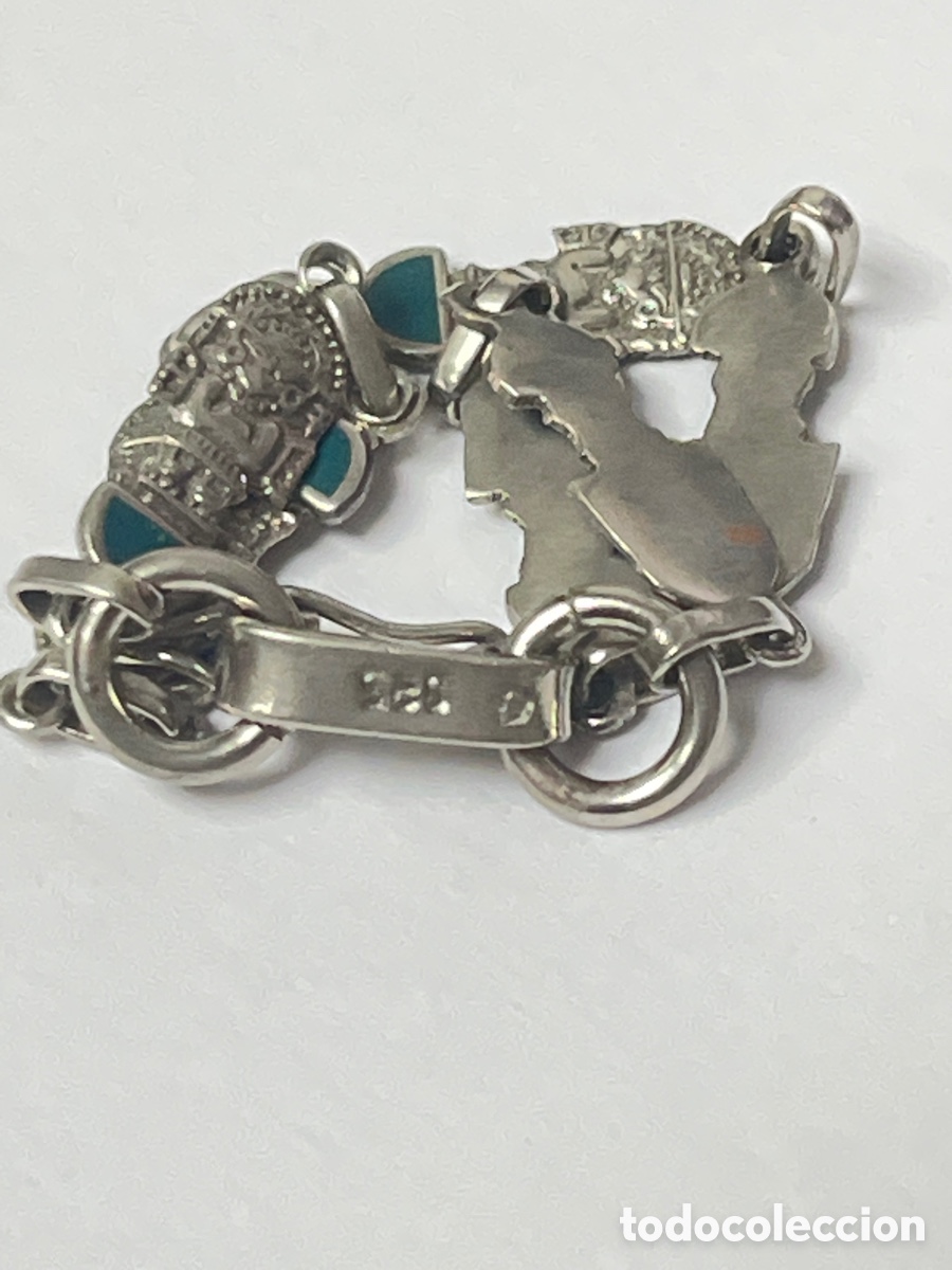 Joyeria: Pulsera estilo mexicano de plata /Pul398 - Foto 3