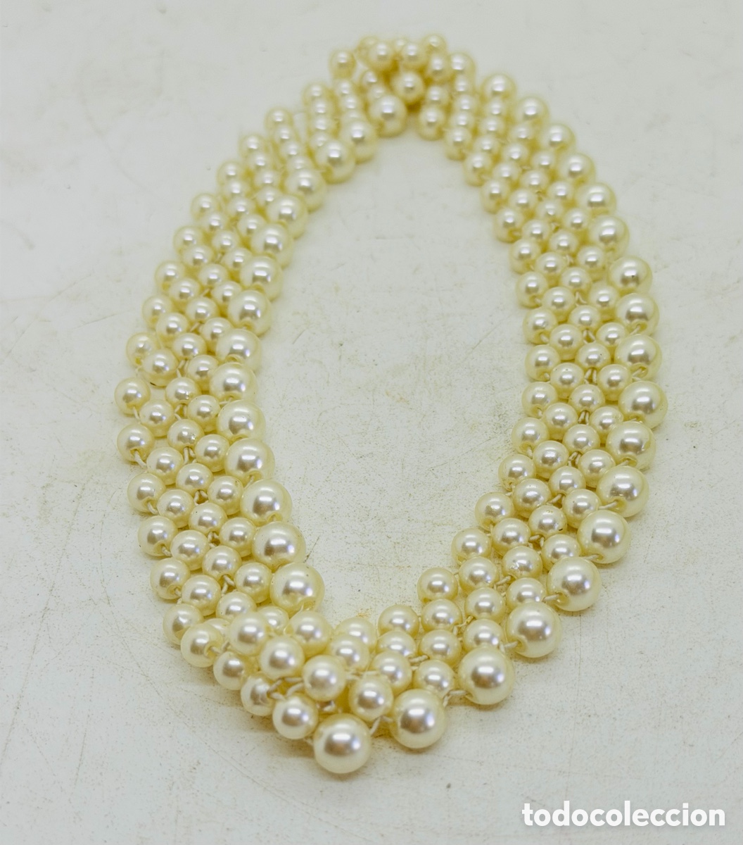 Joyeria: Collar Dise&ntilde;o Perlado