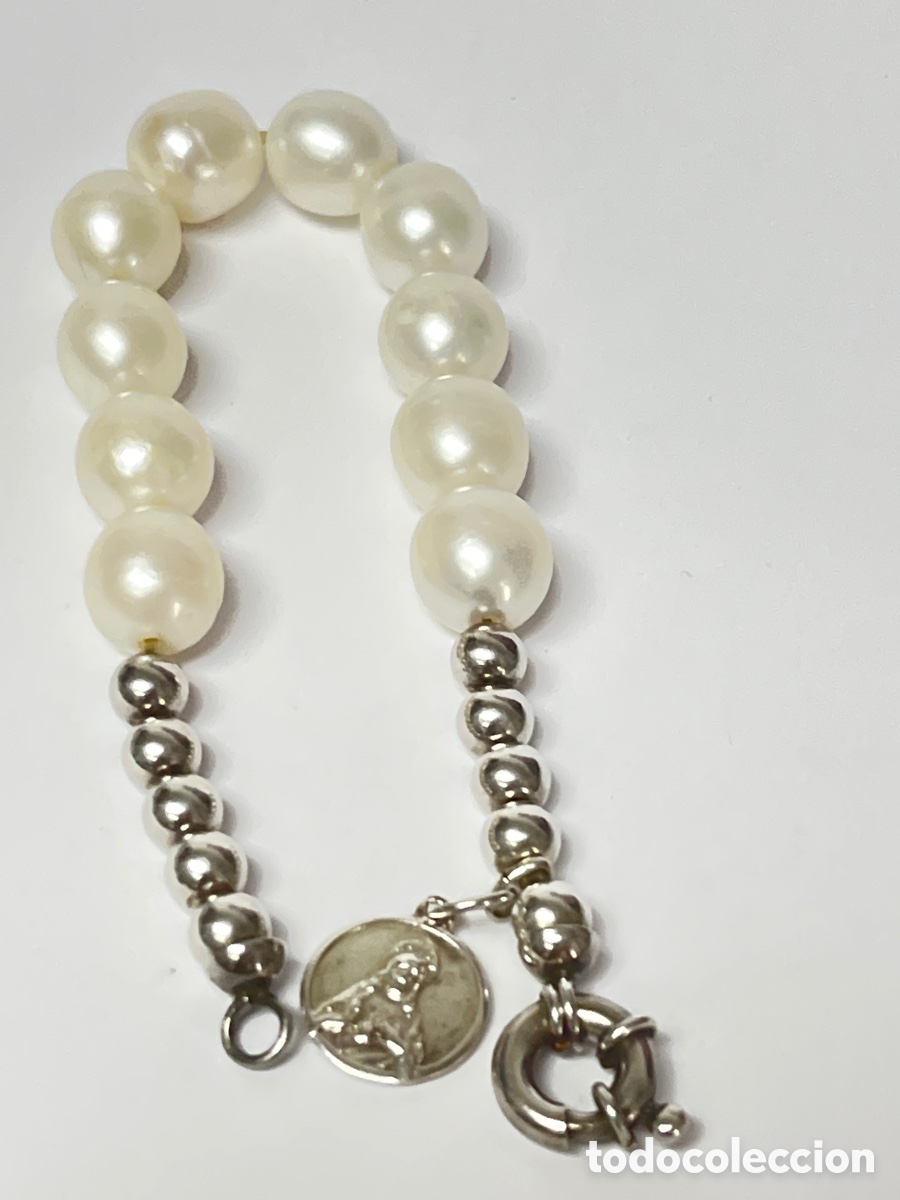 Joyeria: Pulsera de plata y perlas /Pul396 - Foto 6