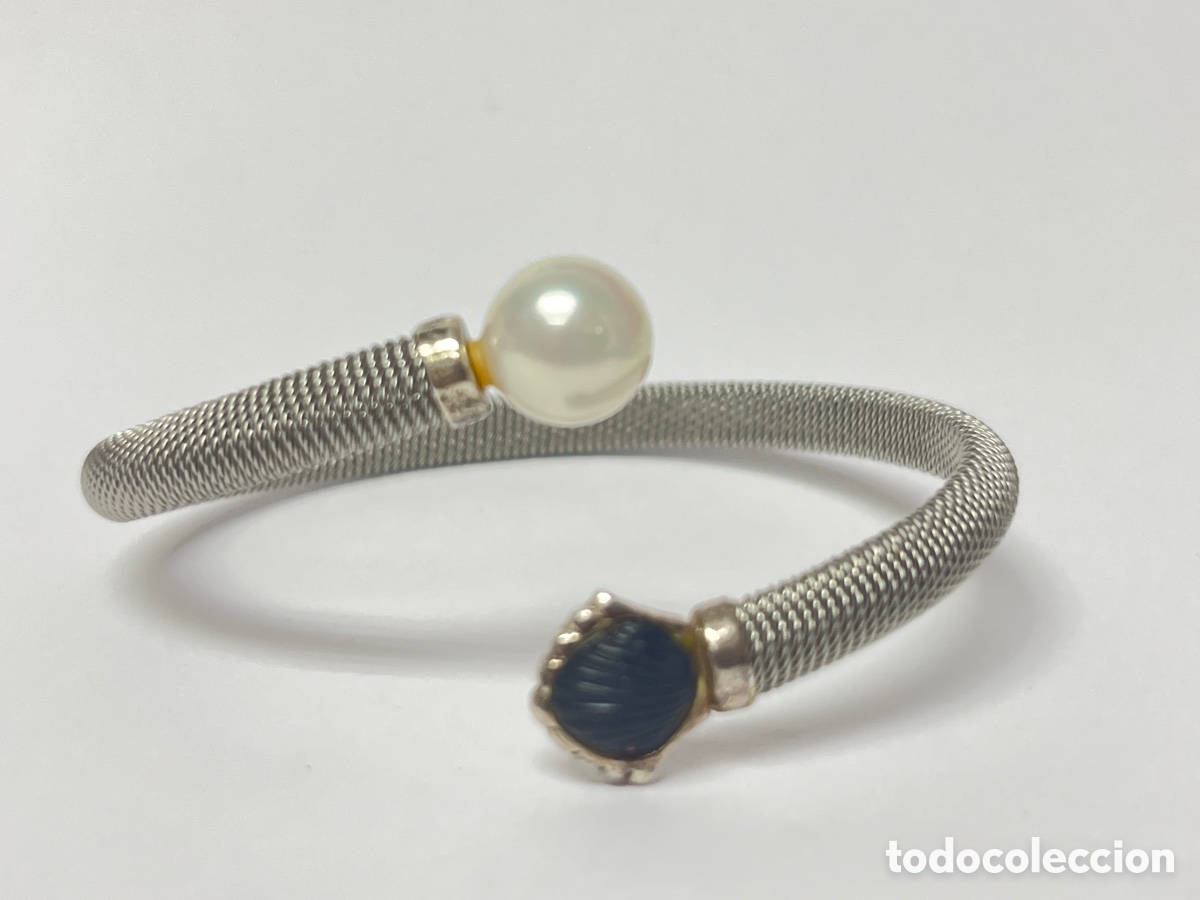 Joyeria: Pulsera de plata con perla Pul400 - Foto 1