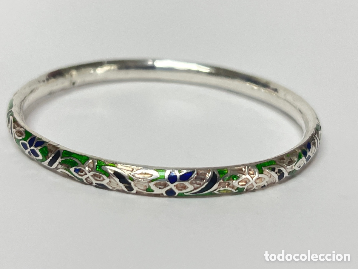Joyeria: Pulsera de plata esmaltado /Pul397 - Foto 1