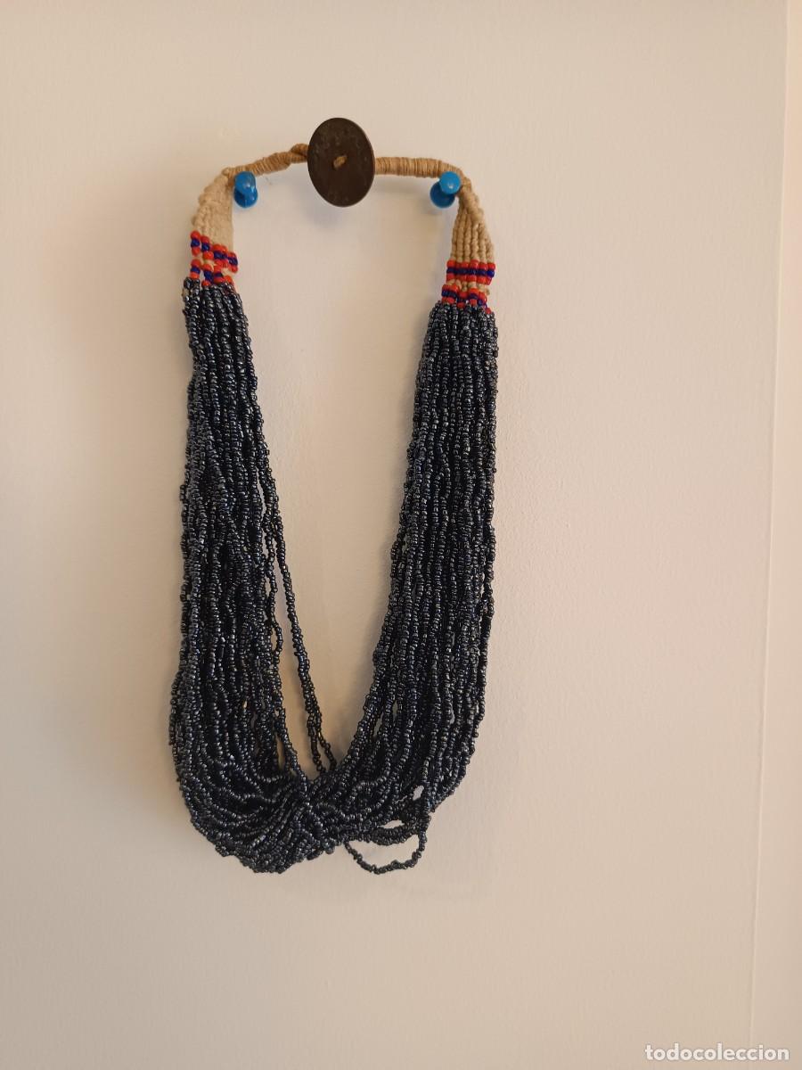 Joyeria: Collar de cuentas m&uacute;ltiples de estilo nepal&iacute;