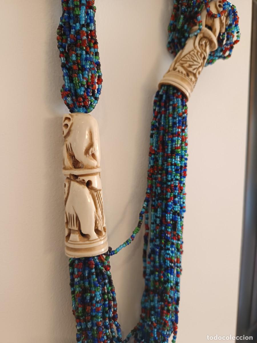Joyeria: Collar de cuentas de m&uacute;ltiples hebras artesanal - Foto 3
