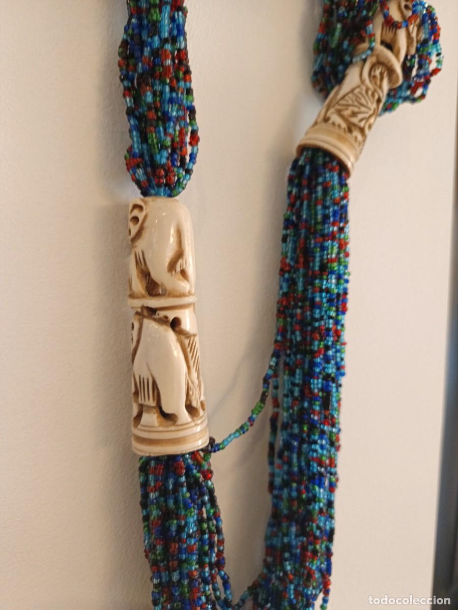 Joyeria: Collar de cuentas de m&uacute;ltiples hebras artesanal - Foto 4