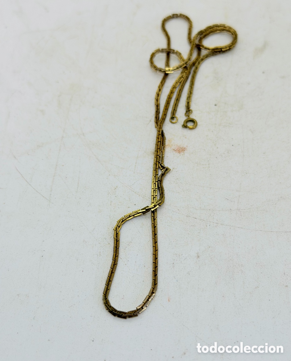 Joaillerie: Cadena Chapada en Oro