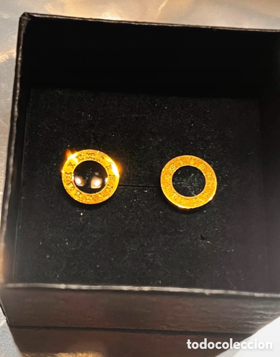 Joyeria: Pendientes Gold Filled (ba&ntilde;o oro) tipo Cartier