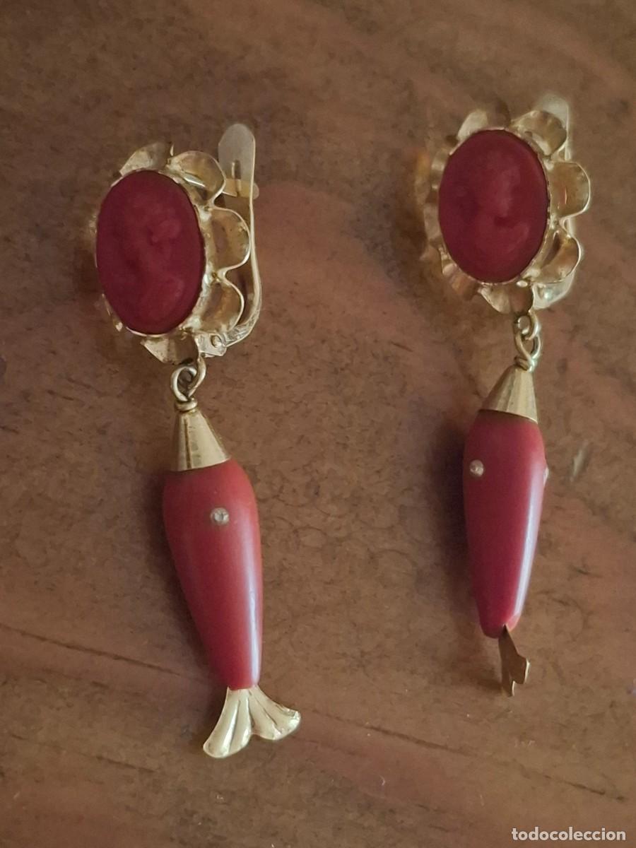 Joyeria: PENDIENTES DE ORO Y CORAL - Foto 1