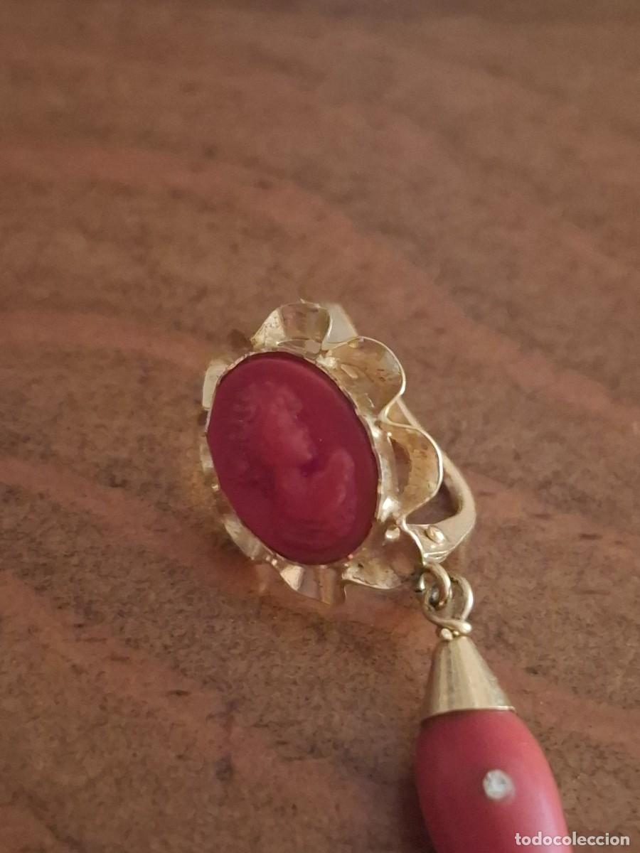 Joyeria: PENDIENTES DE ORO Y CORAL - Foto 4