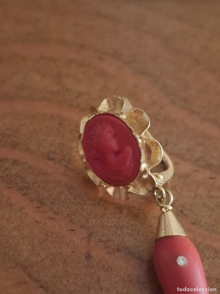 Joyeria: PENDIENTES DE ORO Y CORAL - Foto 5