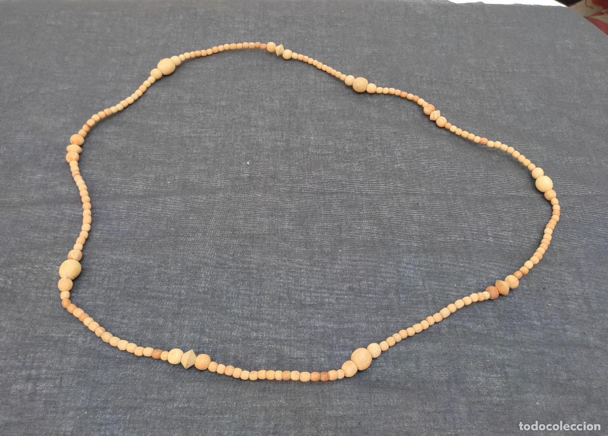 Joyeria: antiguo collar de madera fina - Foto 1