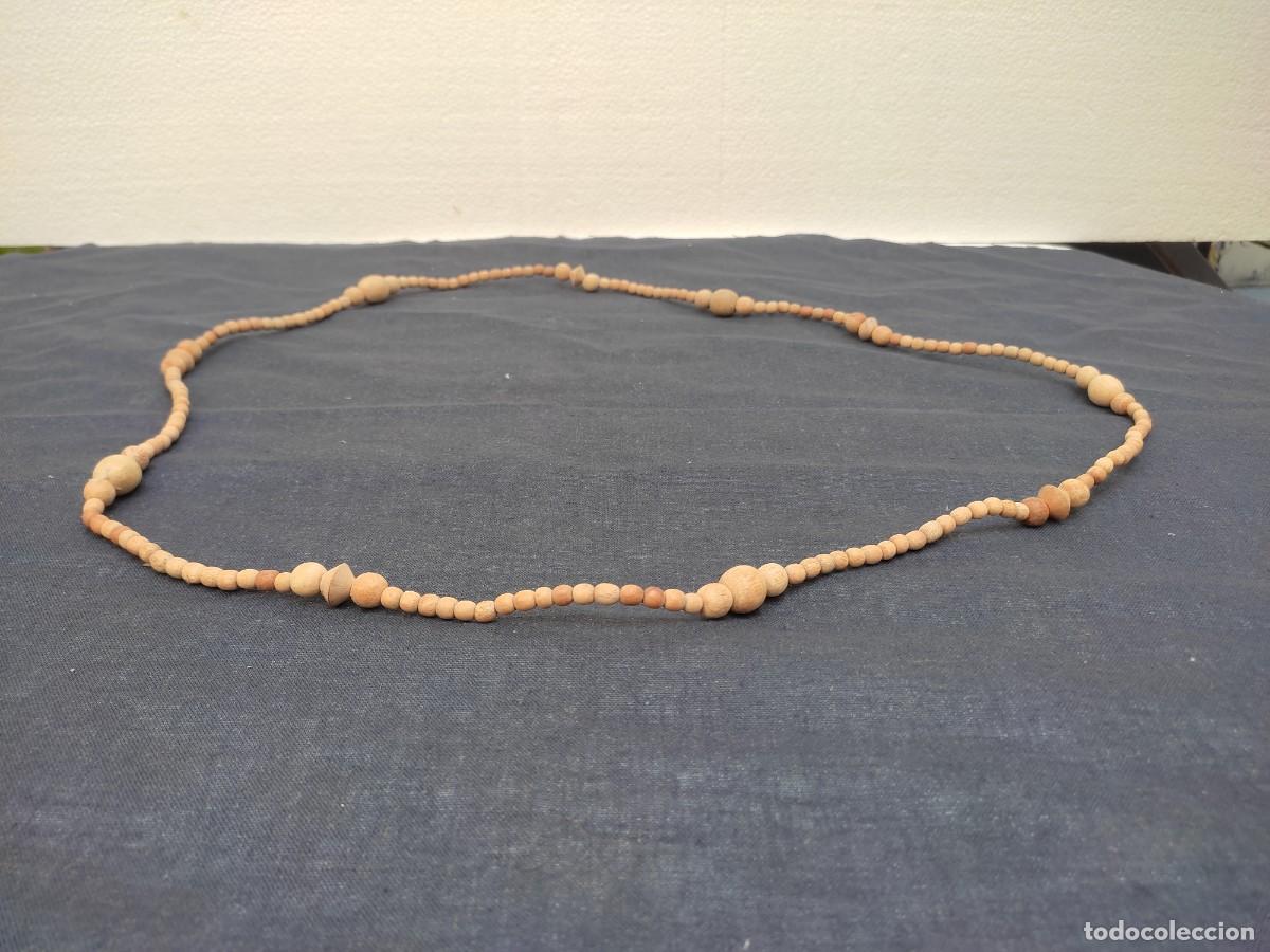 Joyeria: antiguo collar de madera fina - Foto 4