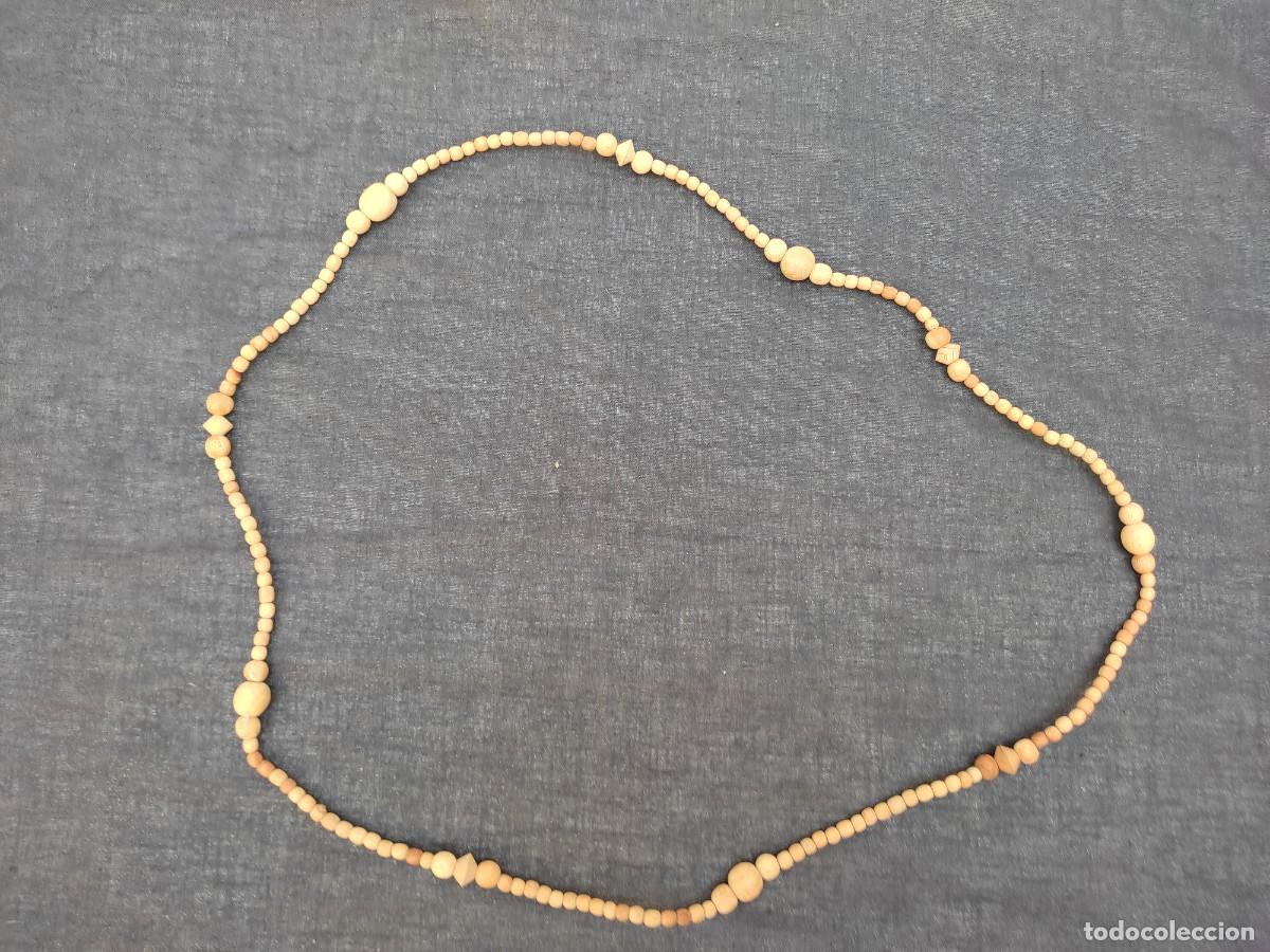 Joyeria: antiguo collar de madera fina - Foto 5