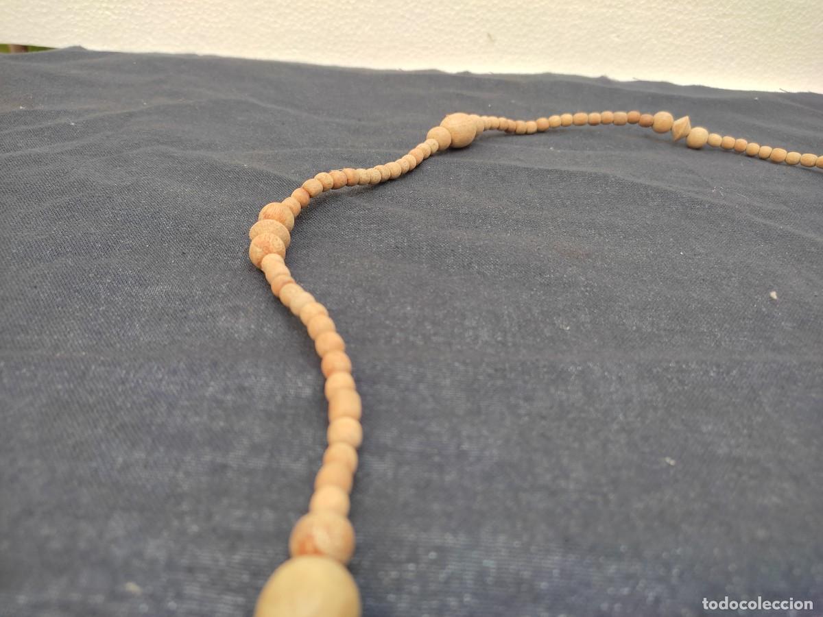Joyeria: antiguo collar de madera fina - Foto 6