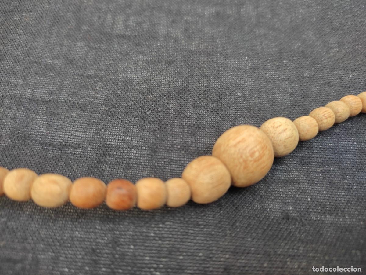 Joyeria: antiguo collar de madera fina - Foto 8
