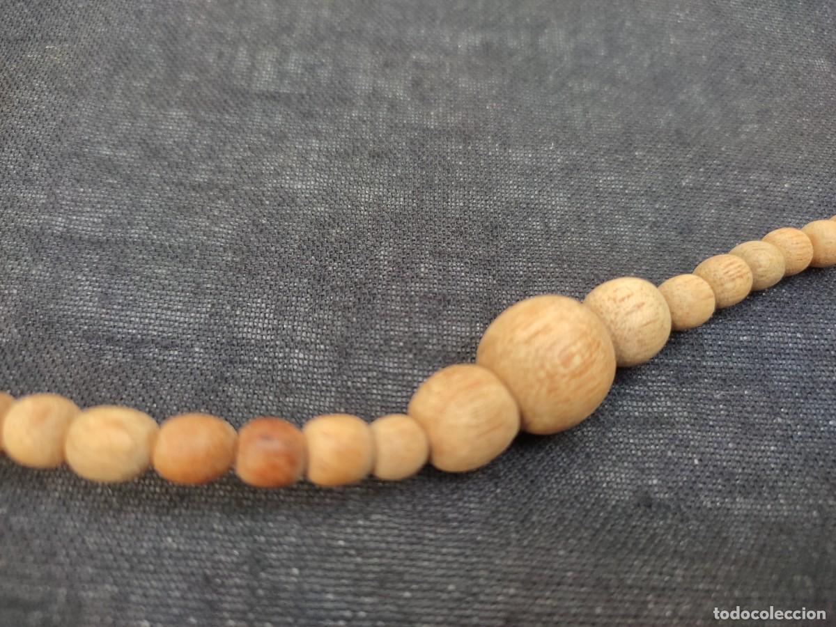 Joyeria: antiguo collar de madera fina - Foto 9