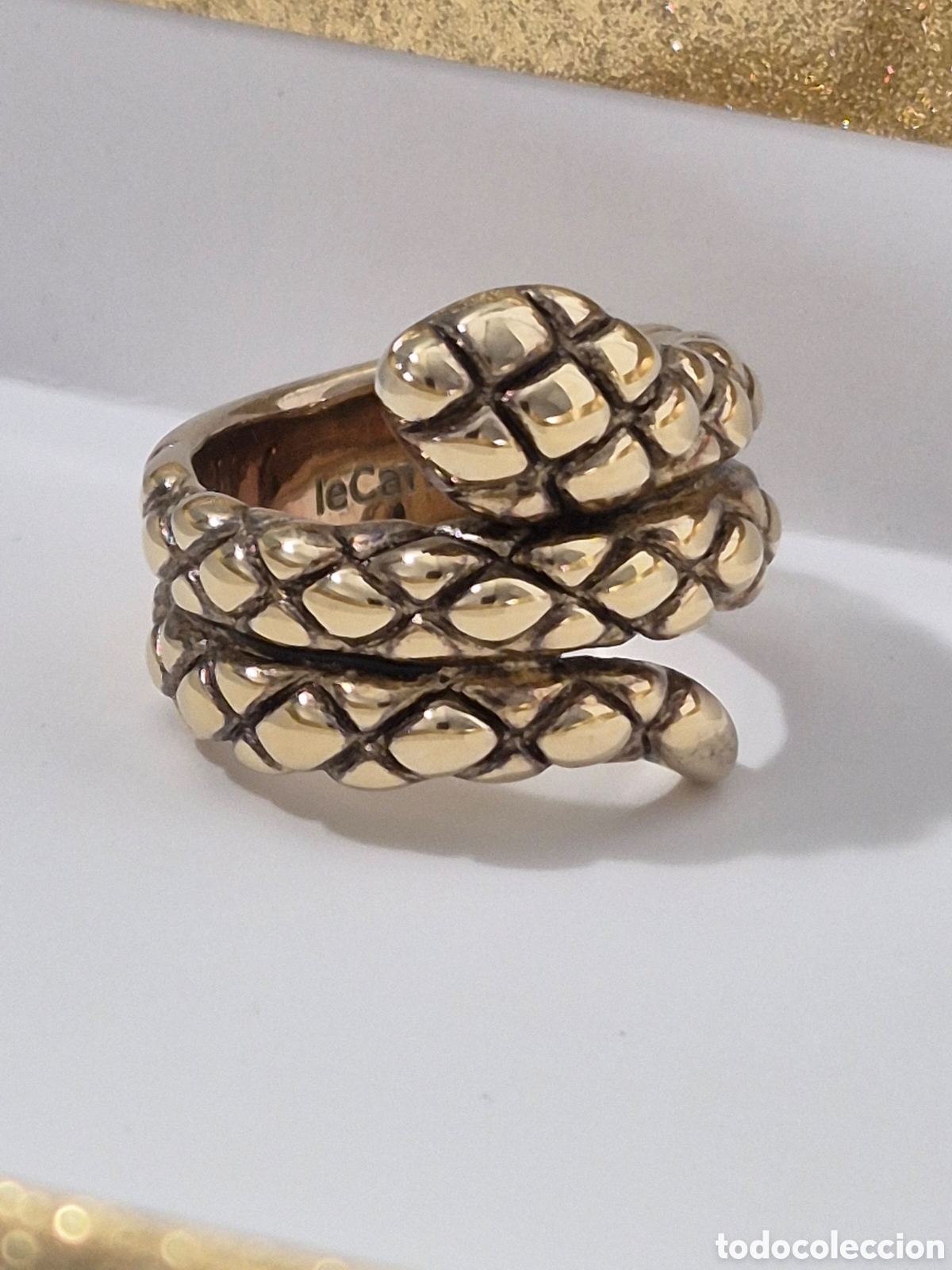 Joyeria: PRECIOSO ANILLO DE DISE&Ntilde;O DE PLATA DE LEY Y ORO . REF S3 JOY ACTUAL ANILLOS 150726