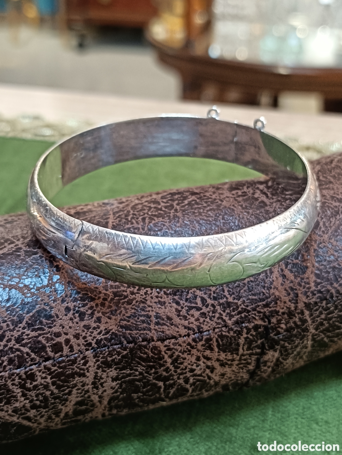 Joyeria: ANTIGUA PULSERA ELABORADA EN PLATA - Foto 2