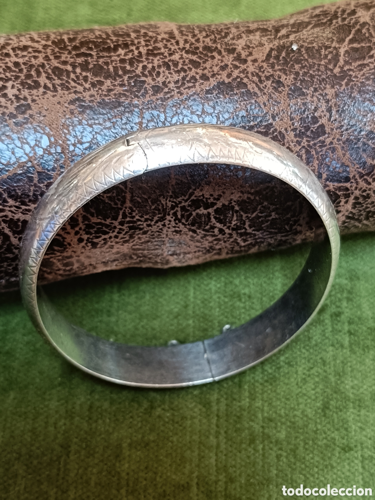Joyeria: ANTIGUA PULSERA ELABORADA EN PLATA - Foto 6
