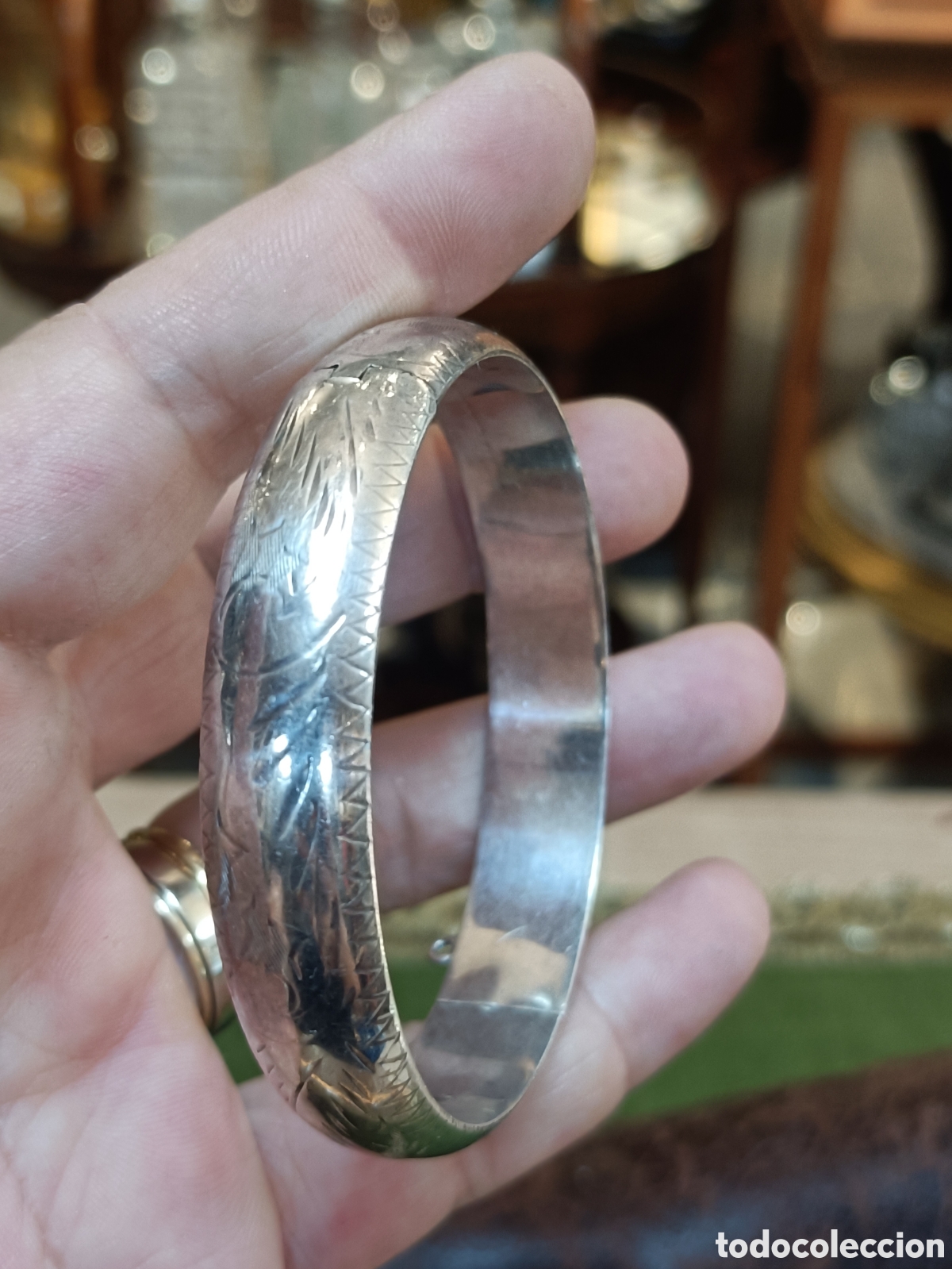 Joyeria: ANTIGUA PULSERA ELABORADA EN PLATA - Foto 7