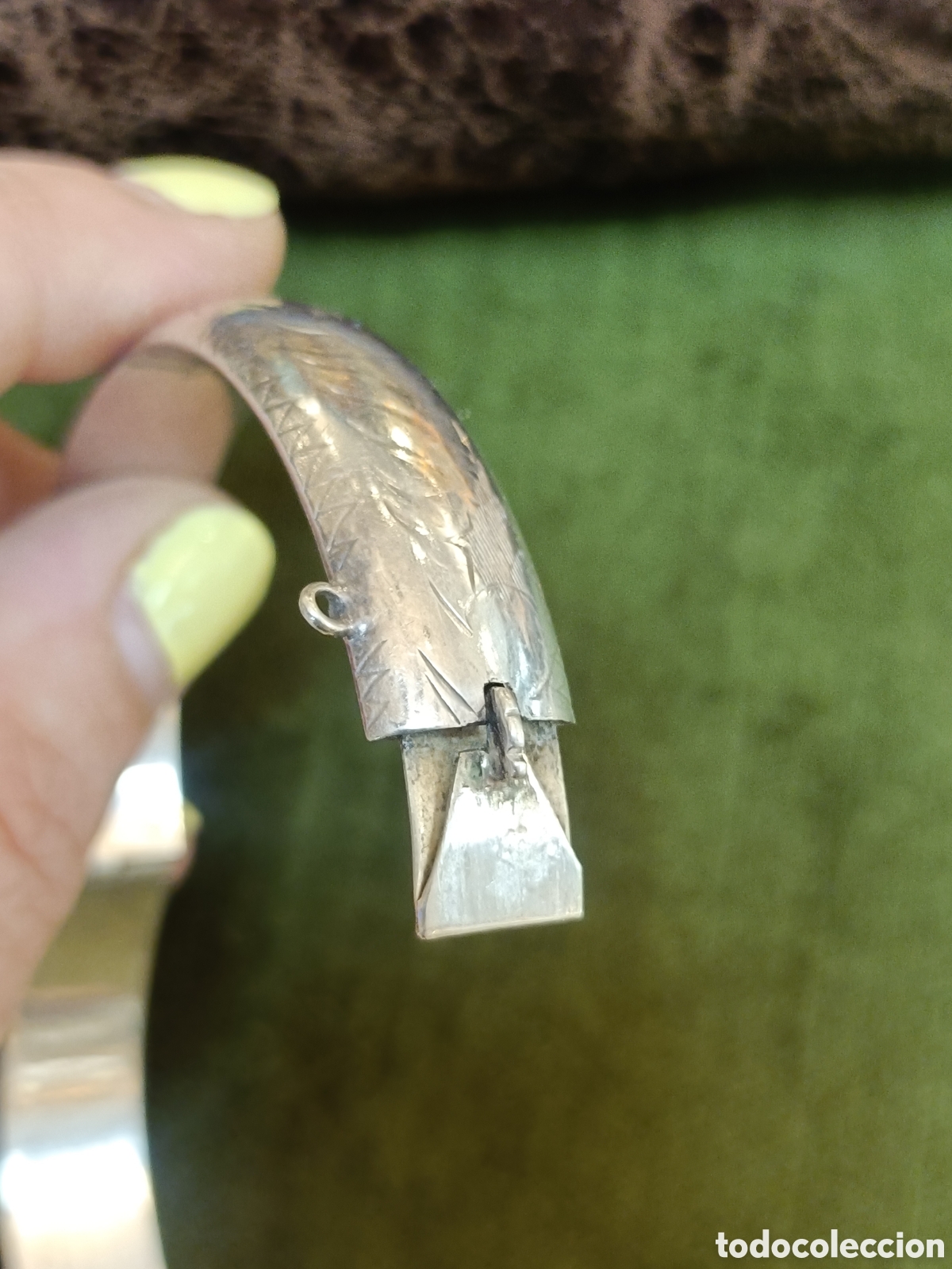 Joyeria: ANTIGUA PULSERA ELABORADA EN PLATA - Foto 10