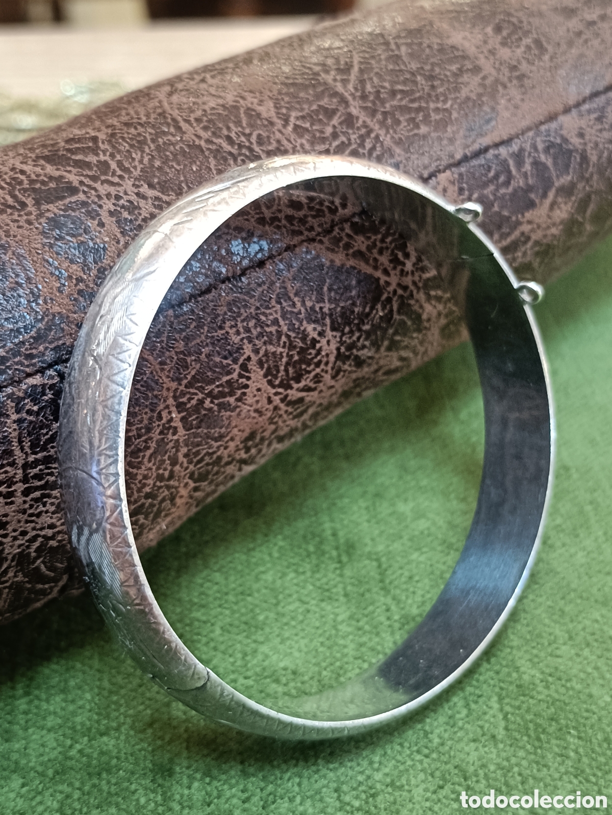 Joyeria: ANTIGUA PULSERA ELABORADA EN PLATA - Foto 1