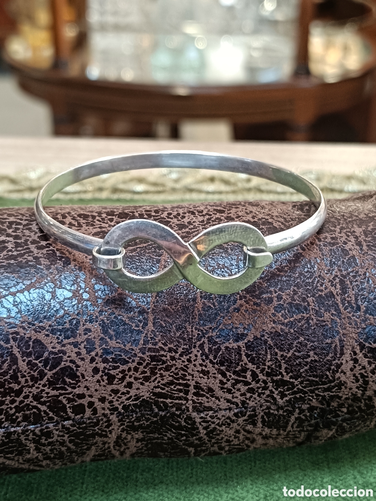 Joyeria: ANTIGUA PULSERA ELABORADA EN PLATA - Foto 2