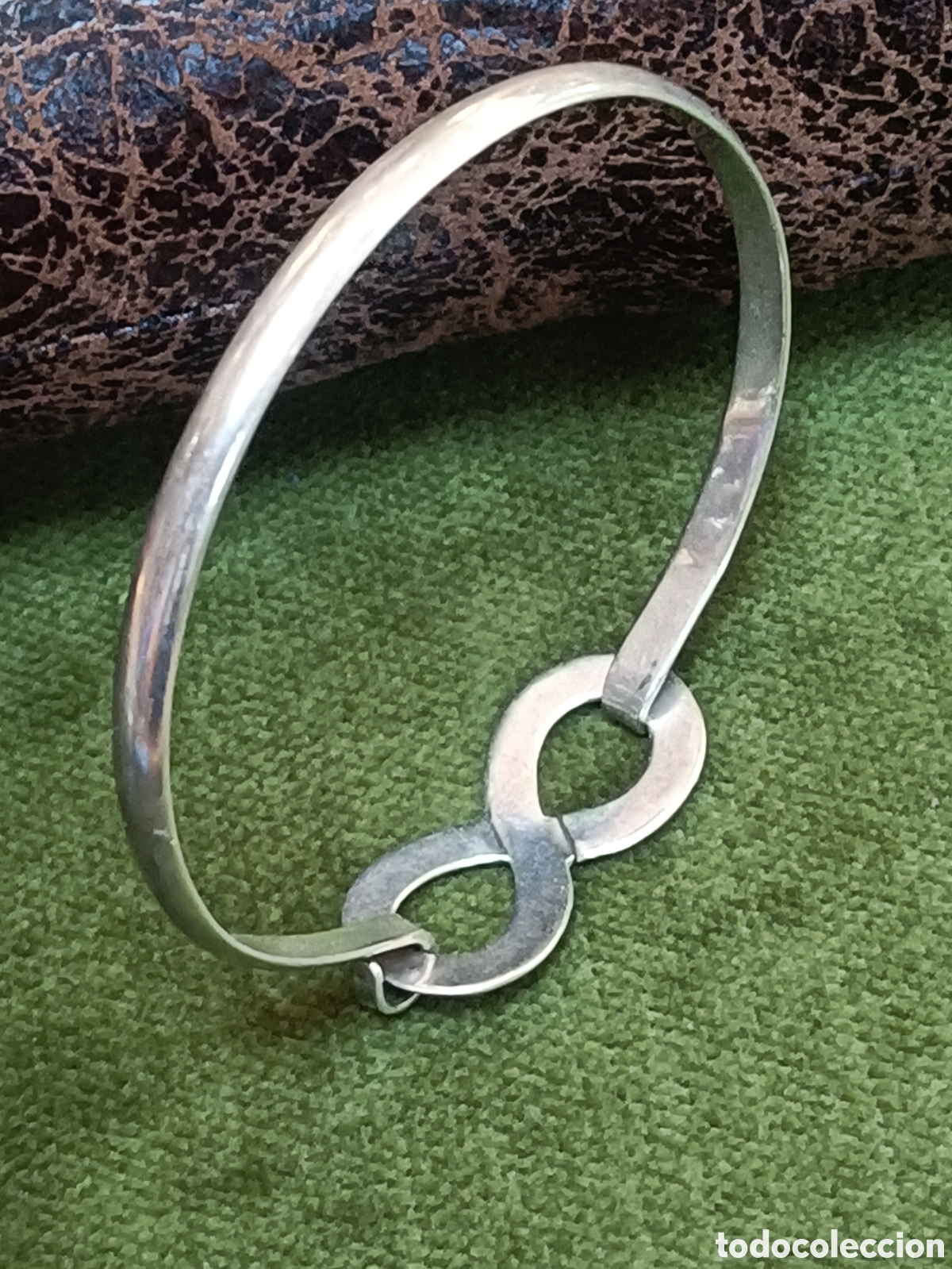 Joyeria: ANTIGUA PULSERA ELABORADA EN PLATA - Foto 8